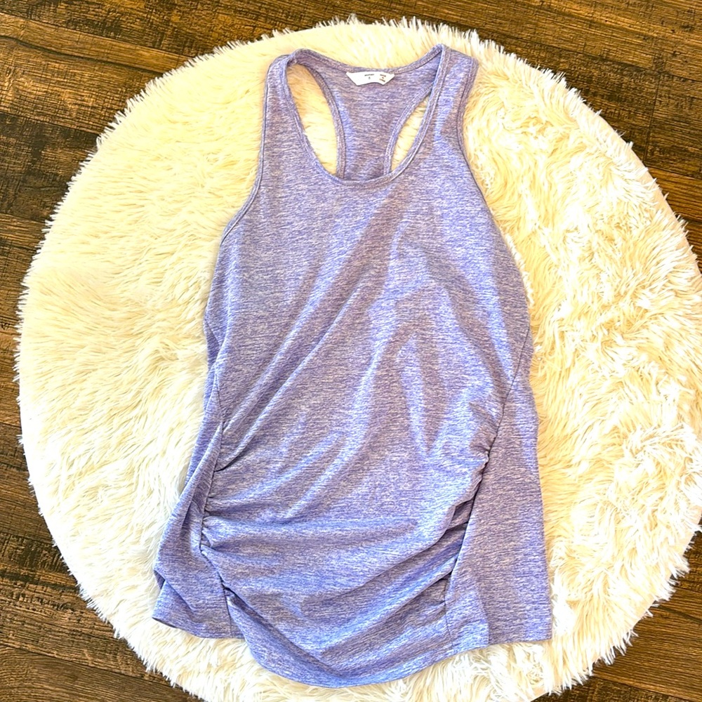 Small Purple Maternity Tank
